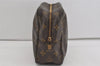 Auth Louis Vuitton Monogram Trousse Toilette 28 Clutch Hand Bag M47522 LV 1817I