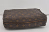 Auth Louis Vuitton Monogram Trousse Toilette 28 Clutch Hand Bag M47522 LV 1817I