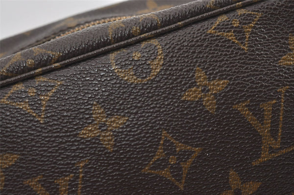 Auth Louis Vuitton Monogram Trousse Toilette 28 Clutch Hand Bag M47522 LV 1817I