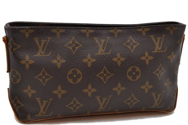 Auth Louis Vuitton Monogram Trotteur Shoulder Cross Bag M51240 LV Junk 1818D