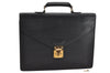 Authentic Louis Vuitton Epi Serviette Conseiller Briefcase Black M54422 LV 1818I