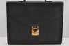 Authentic Louis Vuitton Epi Serviette Conseiller Briefcase Black M54422 LV 1818I