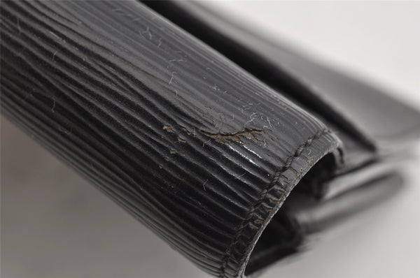 Authentic Louis Vuitton Epi Serviette Conseiller Briefcase Black M54422 LV 1818I