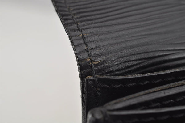 Authentic Louis Vuitton Epi Serviette Conseiller Briefcase Black M54422 LV 1818I