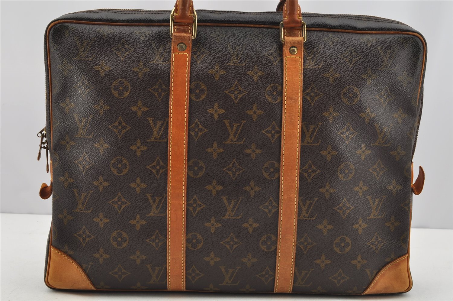 Auth Louis Vuitton Monogram Porte Documents Voyage M53361 Briefcase Junk 1819I
