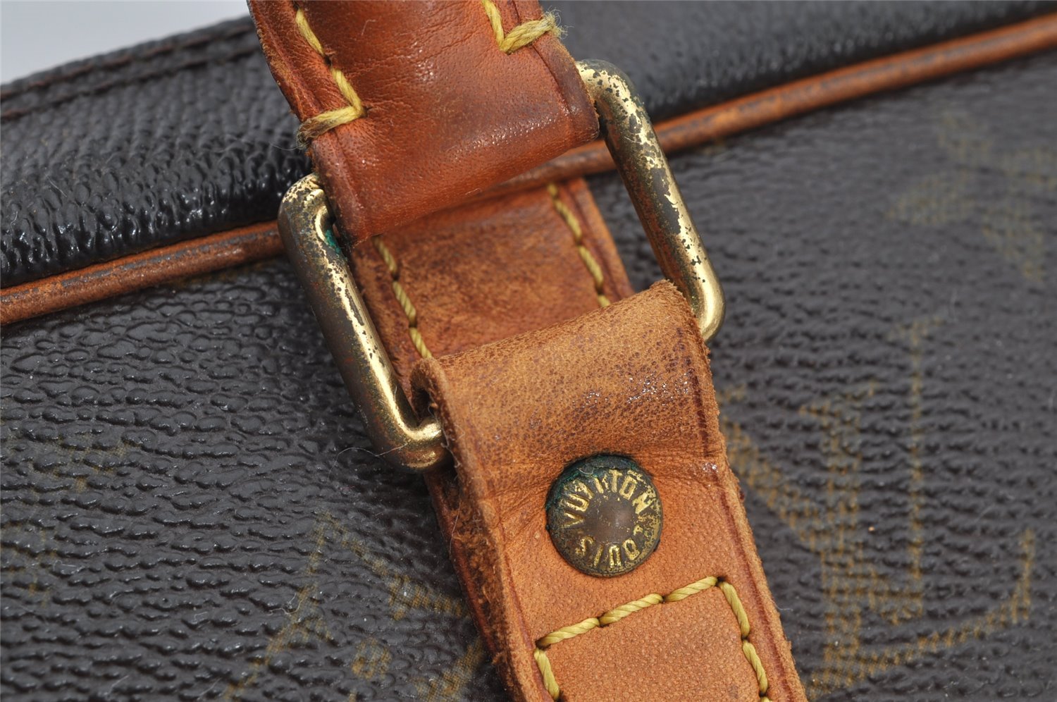 Auth Louis Vuitton Monogram Porte Documents Voyage M53361 Briefcase Junk 1819I