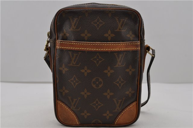 Authentic Louis Vuitton Monogram Danube Shoulder Cross Body Bag M45266 LV 1820D