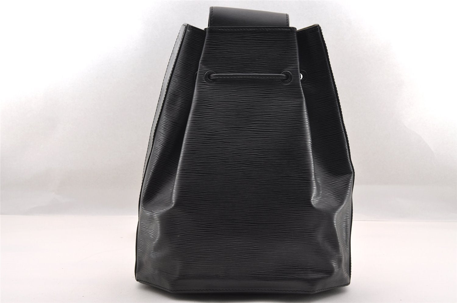 Authentic Louis Vuitton Epi Sac A Dos Shoulder Bag Black M80153 LV 1820I