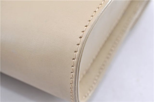 Authentic GUCCI Vintage Shoulder Cross Body Bag Purse Leather Beige 1821G