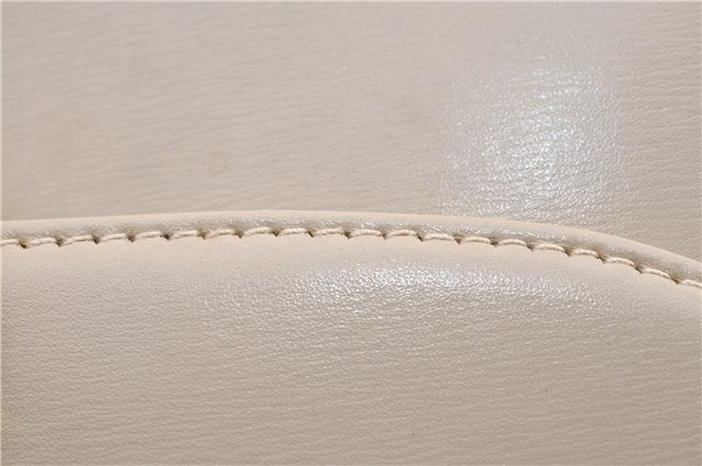 Authentic GUCCI Vintage Shoulder Cross Body Bag Purse Leather Beige 1821G