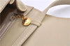 Authentic GUCCI Vintage Shoulder Cross Body Bag Purse Leather Beige 1821G