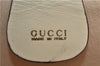 Authentic GUCCI Vintage Shoulder Cross Body Bag Purse Leather Beige 1821G