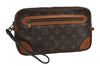 Authentic Louis Vuitton Monogram Marly Dragonne GM M51825 Clutch Hand Bag 1821I