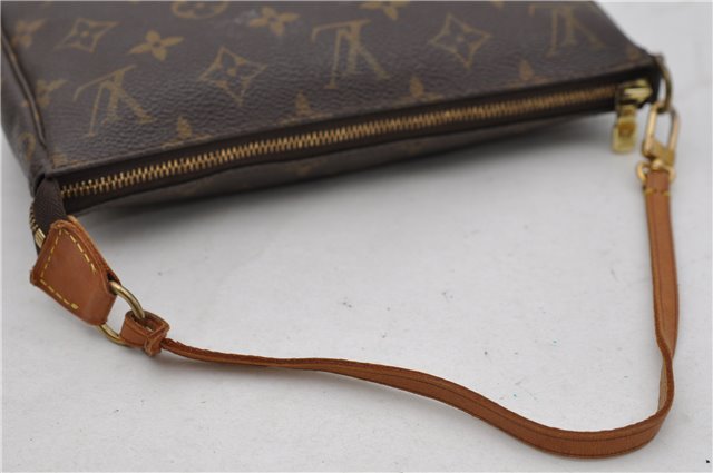 Authentic Louis Vuitton Monogram Pochette Accessoires Pouch M51980 LV 1822D