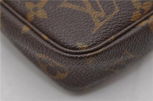 Authentic Louis Vuitton Monogram Pochette Accessoires Pouch M51980 LV 1822D