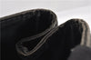 Authentic PRADA Vintage Canapa M Denim Tote Hand Bag BN1877 Black 1822G
