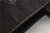 Authentic PRADA Vintage Canapa M Denim Tote Hand Bag BN1877 Black 1822G