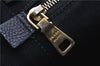 Authentic PRADA Vintage Canapa M Denim Tote Hand Bag BN1877 Black 1822G