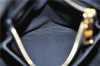 Authentic PRADA Vintage Canapa M Denim Tote Hand Bag BN1877 Black 1822G