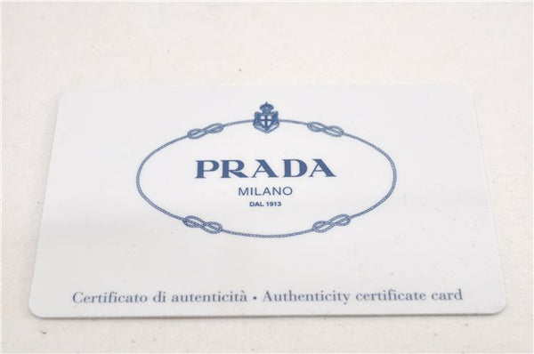 Authentic PRADA Vintage Canapa M Denim Tote Hand Bag BN1877 Black 1822G