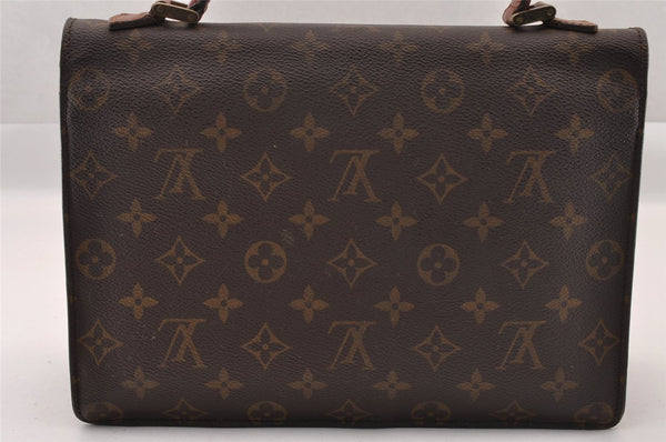 Authentic Louis Vuitton Monogram Concorde Hand Bag Purse M51190 LV 1822I