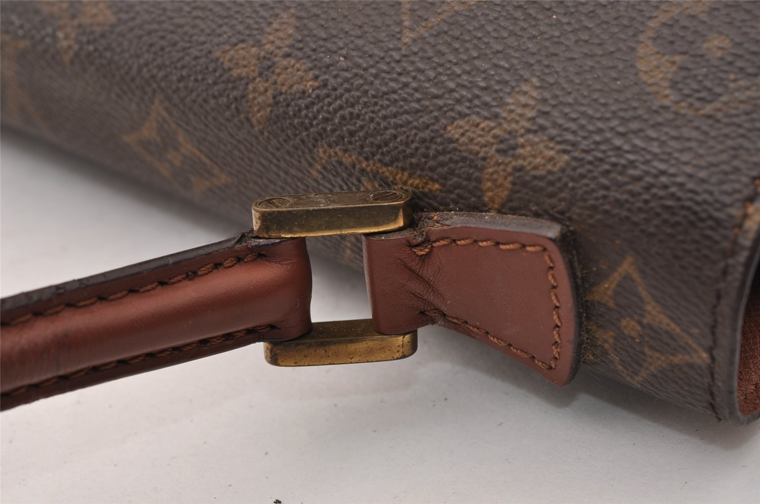 Authentic Louis Vuitton Monogram Concorde Hand Bag Purse M51190 LV 1822I