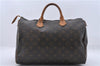 Authentic Louis Vuitton Monogram Speedy 35 Hand Bag M41524 LV 1823D