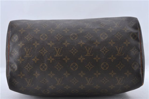 Authentic Louis Vuitton Monogram Speedy 35 Hand Bag M41524 LV 1823D