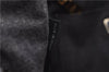 Authentic PRADA Canapa SS 2Way Shoulder Hand Bag Denim B2439G Black 1823G