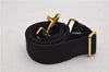 Authentic PRADA Canapa SS 2Way Shoulder Hand Bag Denim B2439G Black 1823G