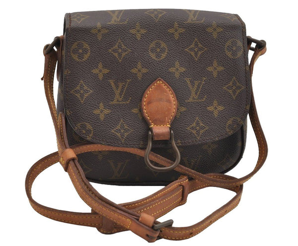 Authentic Louis Vuitton Monogram Saint Cloud MM M51243 Shoulder Cross Bag 1823I