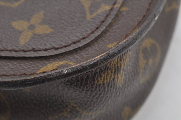 Authentic Louis Vuitton Monogram Saint Cloud MM M51243 Shoulder Cross Bag 1823I
