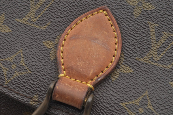 Authentic Louis Vuitton Monogram Saint Cloud MM M51243 Shoulder Cross Bag 1823I