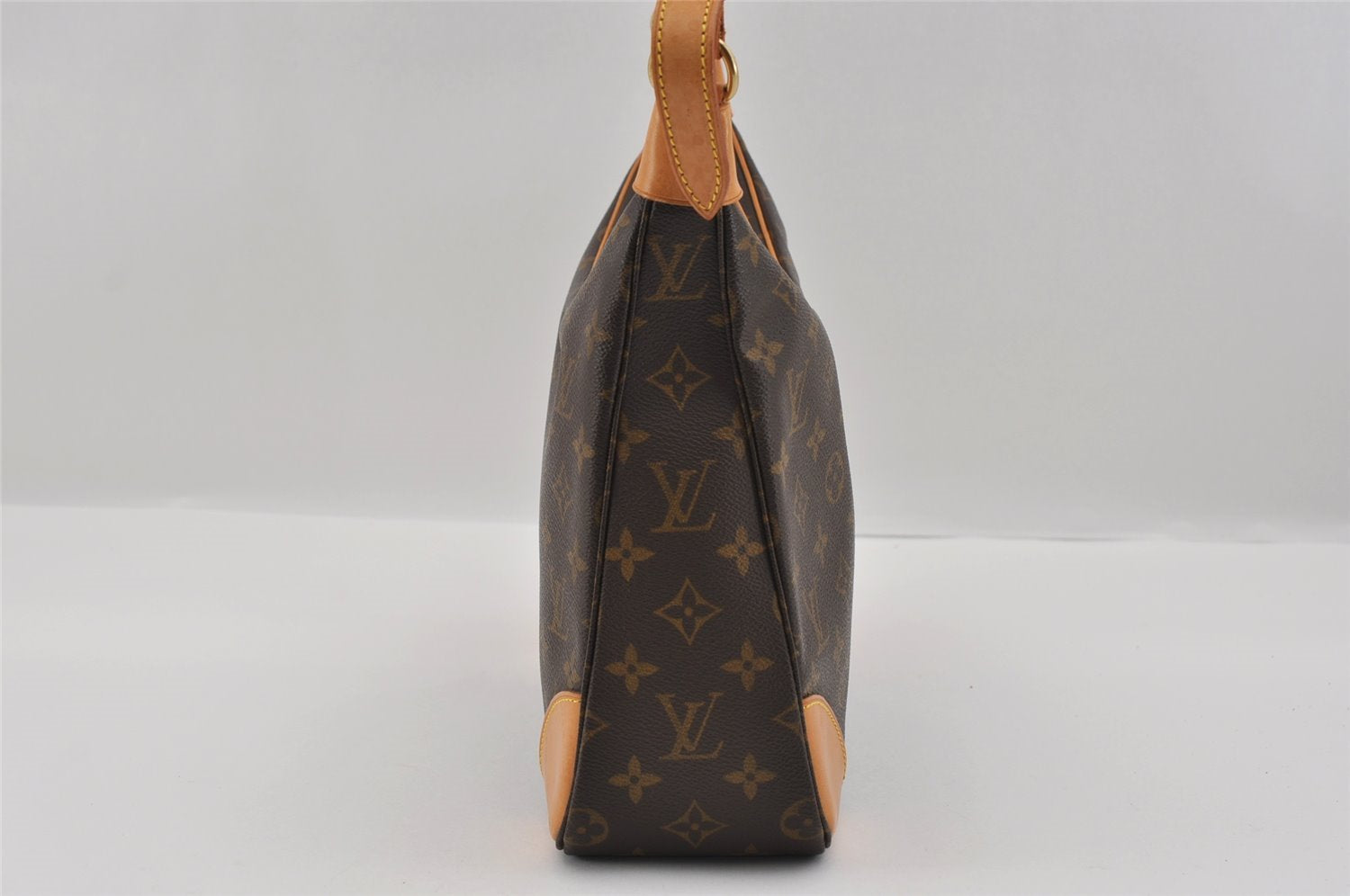 Authentic Louis Vuitton Monogram Boulogne 30 Shoulder Cross Bag M52165 LV 1824I