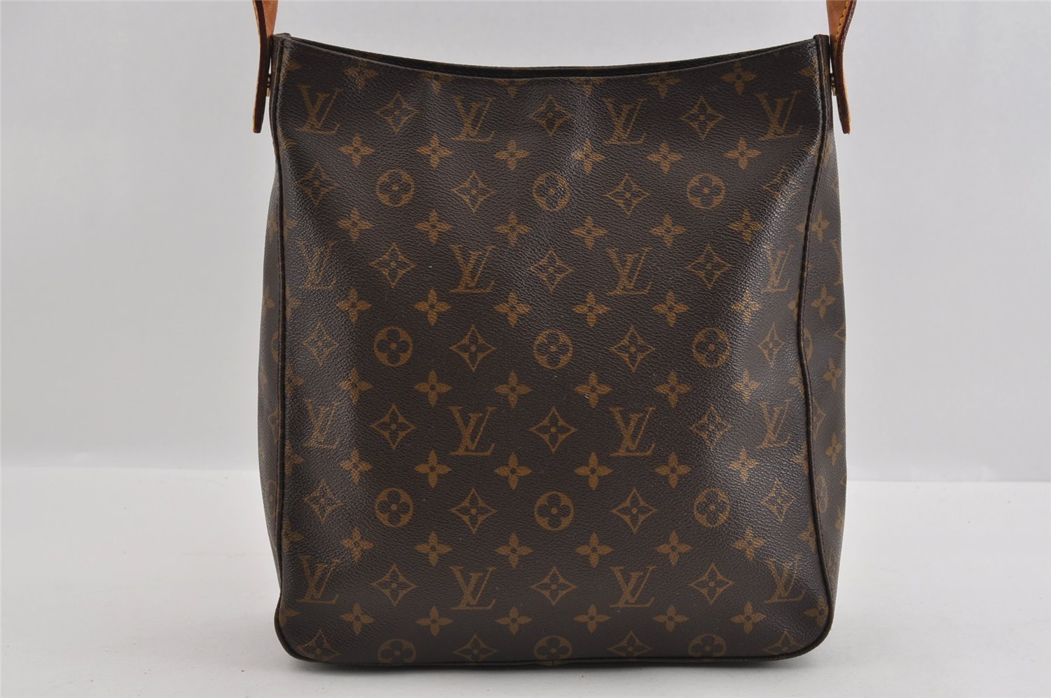 Authentic Louis Vuitton Monogram Looping GM Shoulder Bag M51145 LV 1825I