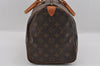 Authentic Louis Vuitton Monogram Speedy 35 Hand Boston Bag M41524 LV 1826I