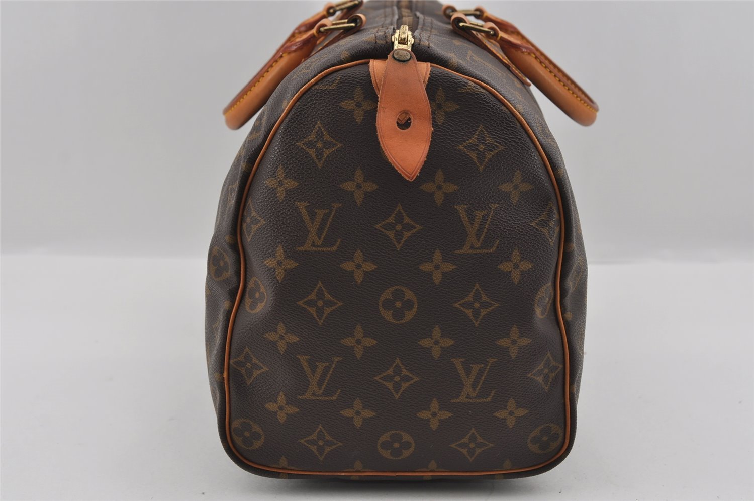 Authentic Louis Vuitton Monogram Speedy 35 Hand Boston Bag M41524 LV 1826I