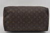 Authentic Louis Vuitton Monogram Speedy 35 Hand Boston Bag M41524 LV 1826I