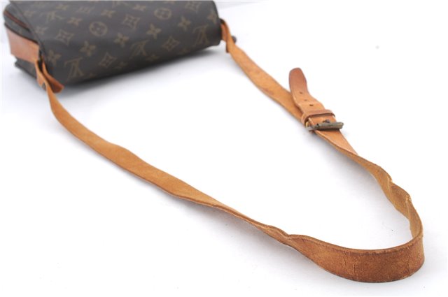 Auth Louis Vuitton Monogram Cartouchiere MM Shoulder Cross Bag M51253 LV 1827D