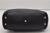 Authentic GUCCI Bamboo Shopper Small Hand Bag Purse Leather 336032 Black 1827G