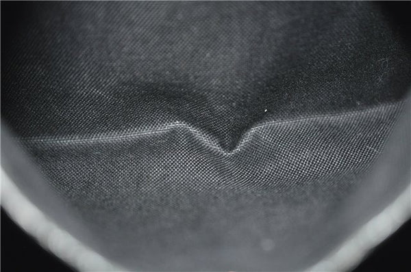 Authentic GUCCI Bamboo Shopper Small Hand Bag Purse Leather 336032 Black 1827G