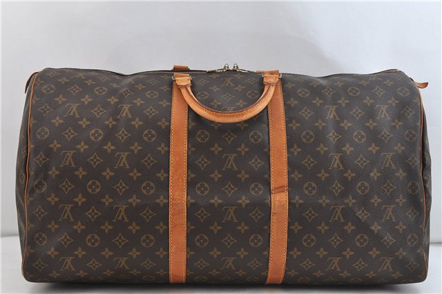 Authentic Louis Vuitton Monogram Keepall 60 Boston Bag M41422 LV 1828D