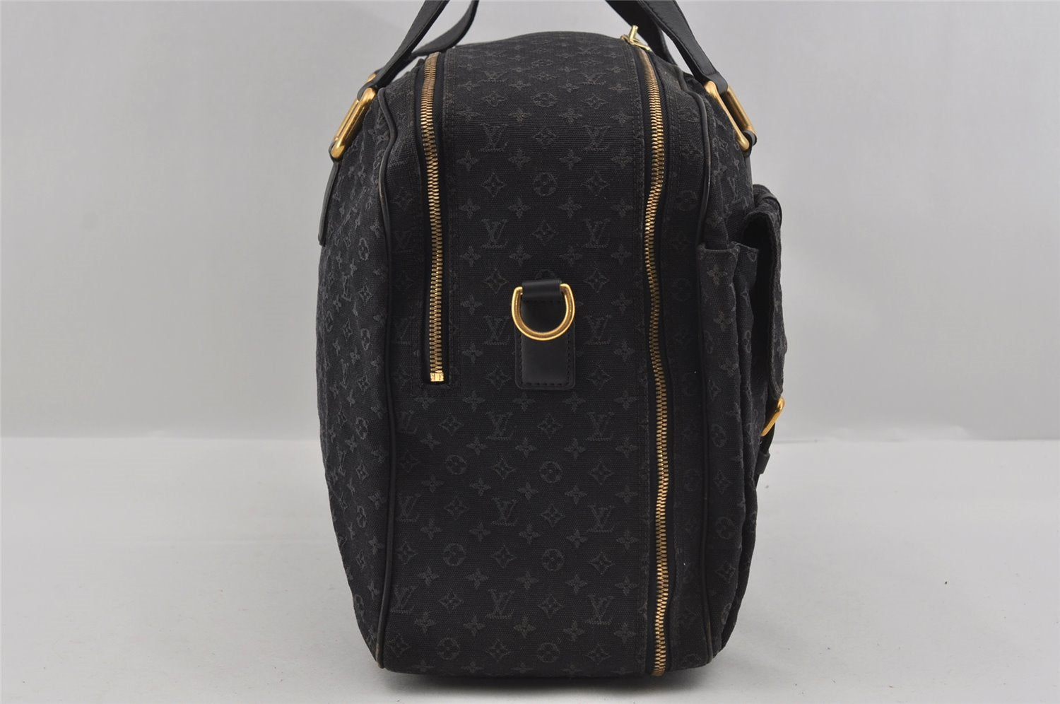 Authentic Louis Vuitton Monogram Mini Claudine 2Way Boston Bag M42331 Blue 1828I