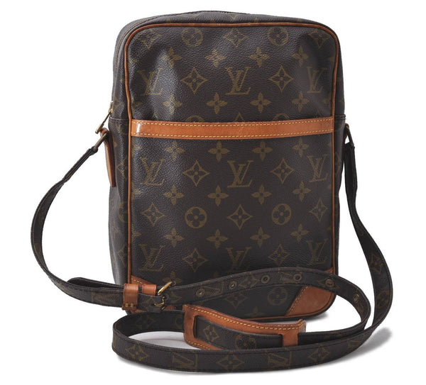 Auth Louis Vuitton Monogram Danube MM Shoulder Cross Body Bag M45264 LV 1829D