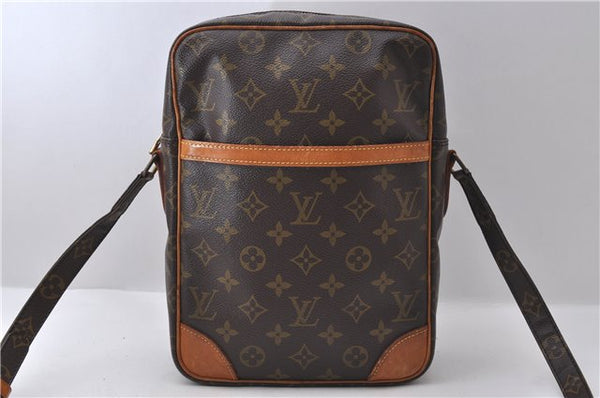 Auth Louis Vuitton Monogram Danube MM Shoulder Cross Body Bag M45264 LV 1829D