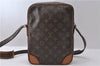 Auth Louis Vuitton Monogram Danube MM Shoulder Cross Body Bag M45264 LV 1829D