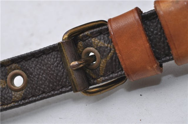 Auth Louis Vuitton Monogram Danube MM Shoulder Cross Body Bag M45264 LV 1829D