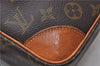 Auth Louis Vuitton Monogram Danube MM Shoulder Cross Body Bag M45264 LV 1829D