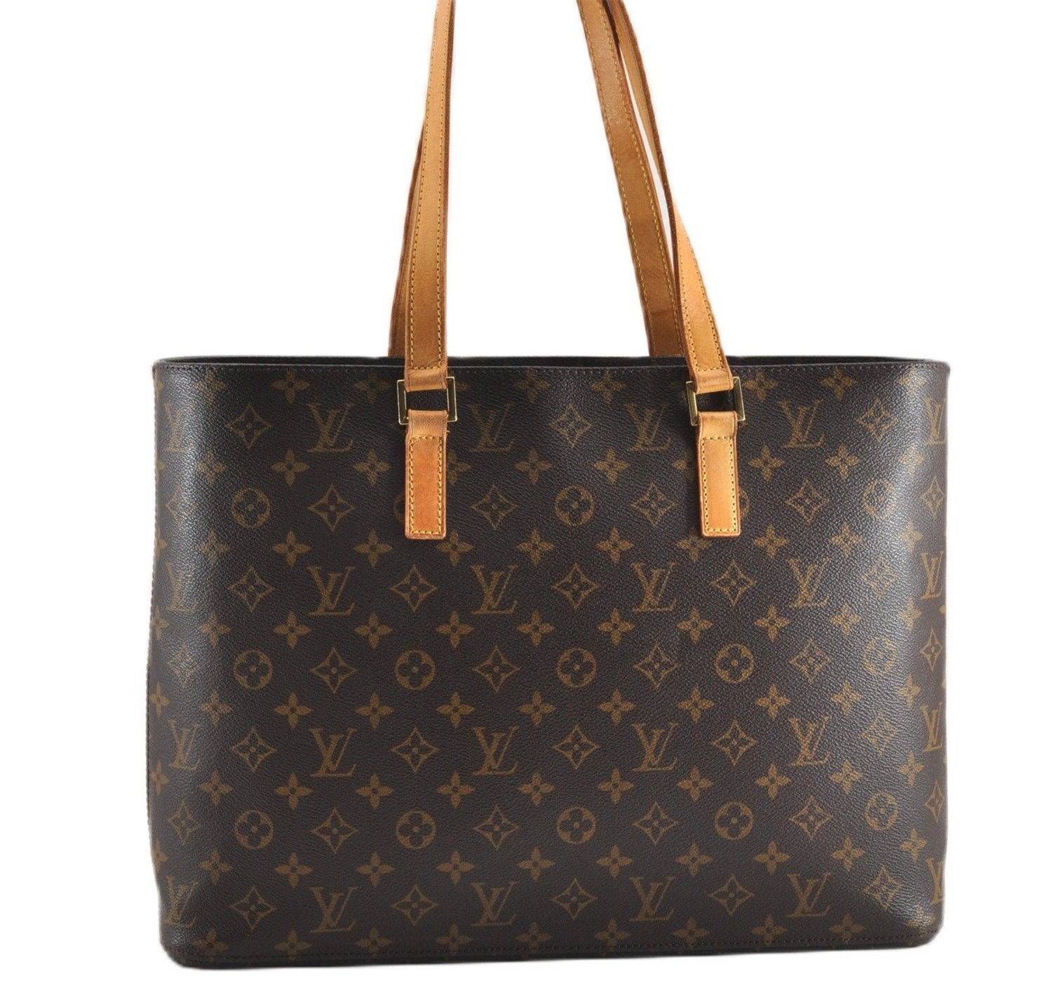 Authentic Louis Vuitton Monogram Luco Shoulder Tote Bag M51155 LV 1829G