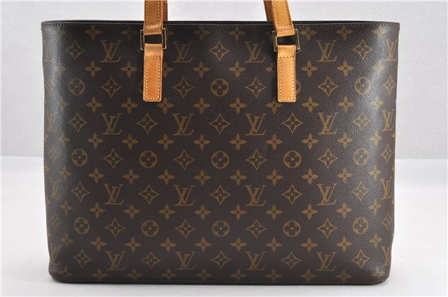 Authentic Louis Vuitton Monogram Luco Shoulder Tote Bag M51155 LV 1829G